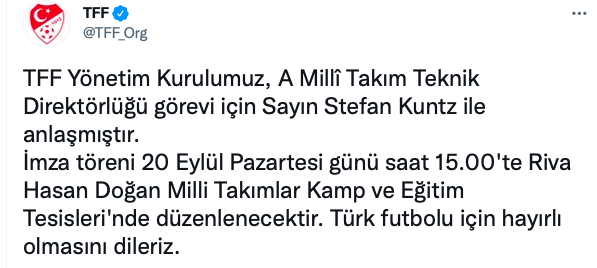 Milli Takım'da Stefan Kuntz Dönemi Başlıyor