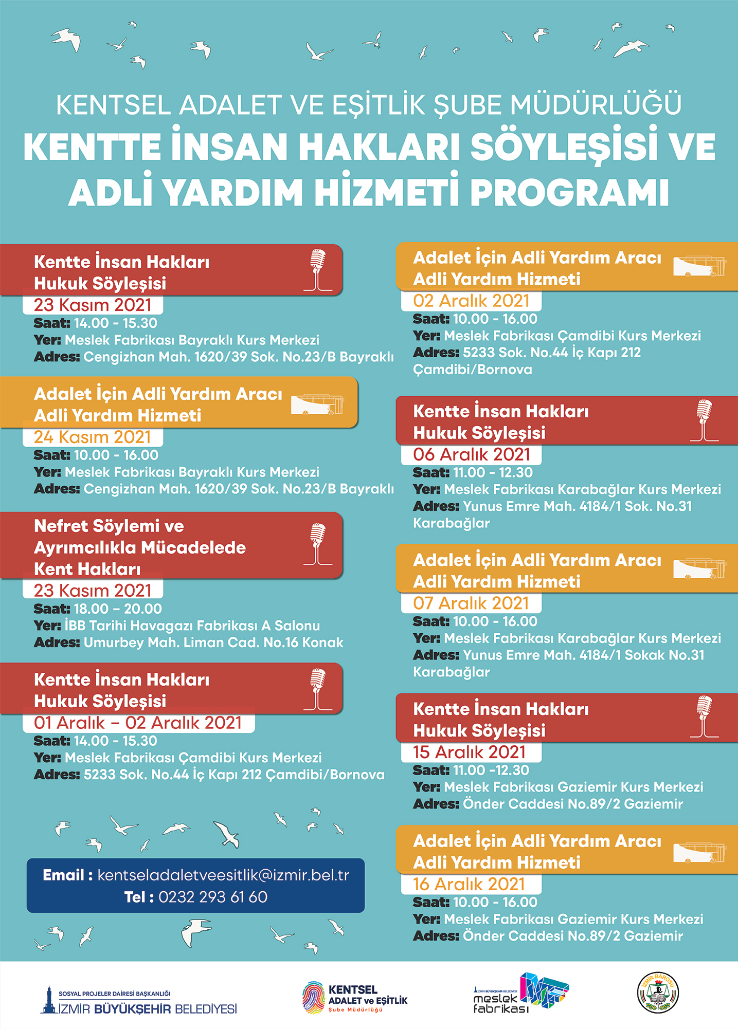 23 Kasım’da Hukuk Söyleşileri Başlıyor!