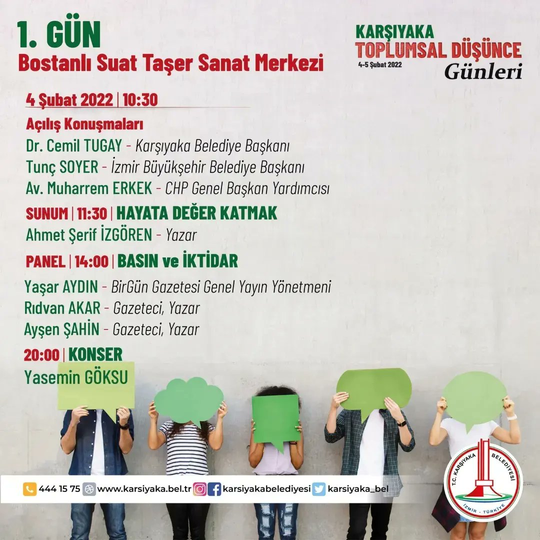 "Toplumsal Düşünce Günleri" başlıyor