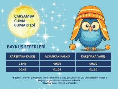 İZDENİZ seferlerinde kış tarifesi başladı