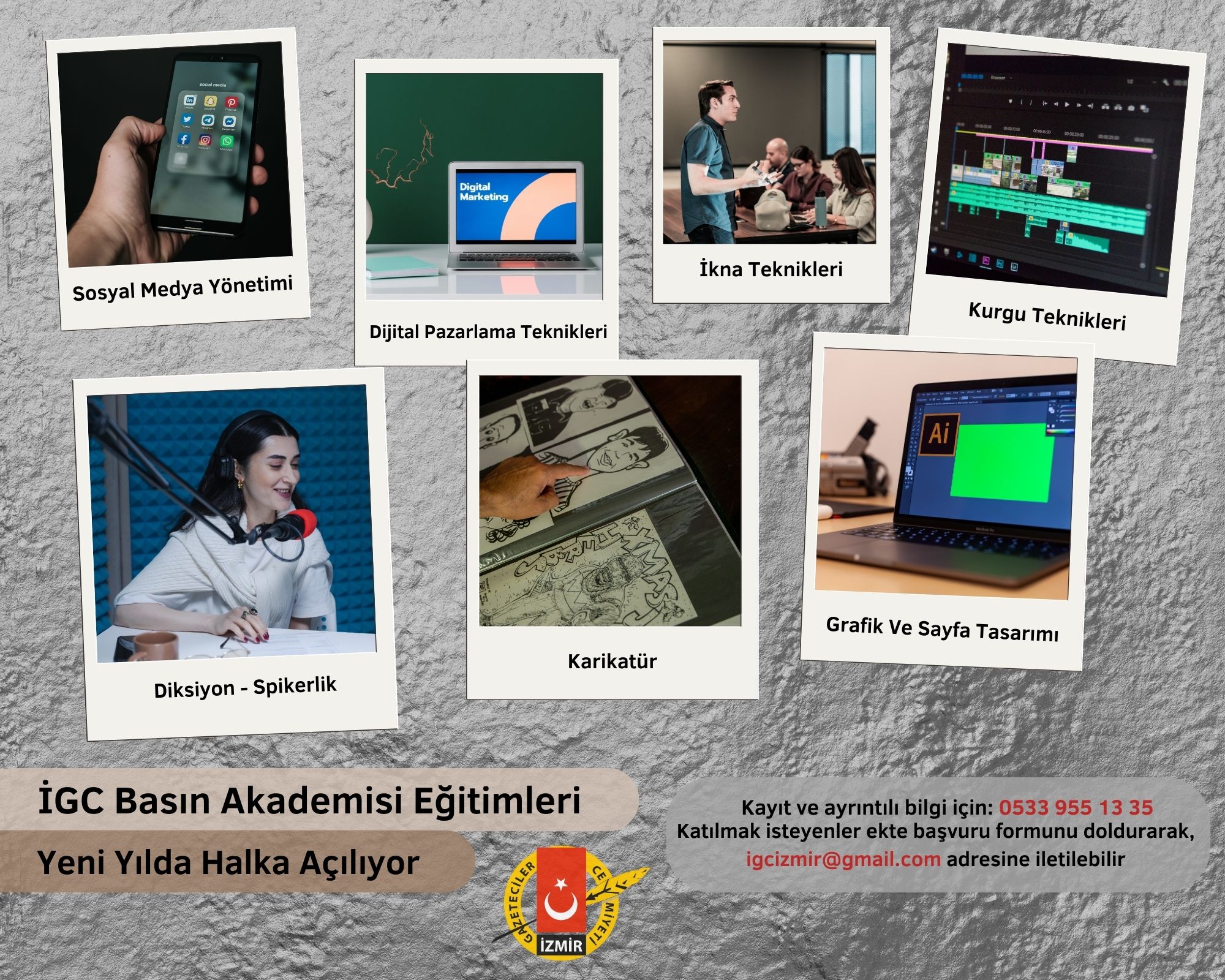 İGC Basın Akademisi Eğitimleri Yeni Yılda Halka Açılıyor!