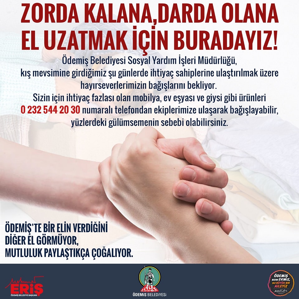 “Ödemiş’te bir elin verdiğini diğer el görmüyor; mutluluk paylaştıkça çoğalıyor” 