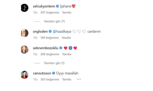 Hazal Kaya'dan Aile Pozu