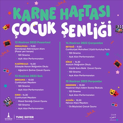 Karne Haftası Çocuk Şenliği başlıyor