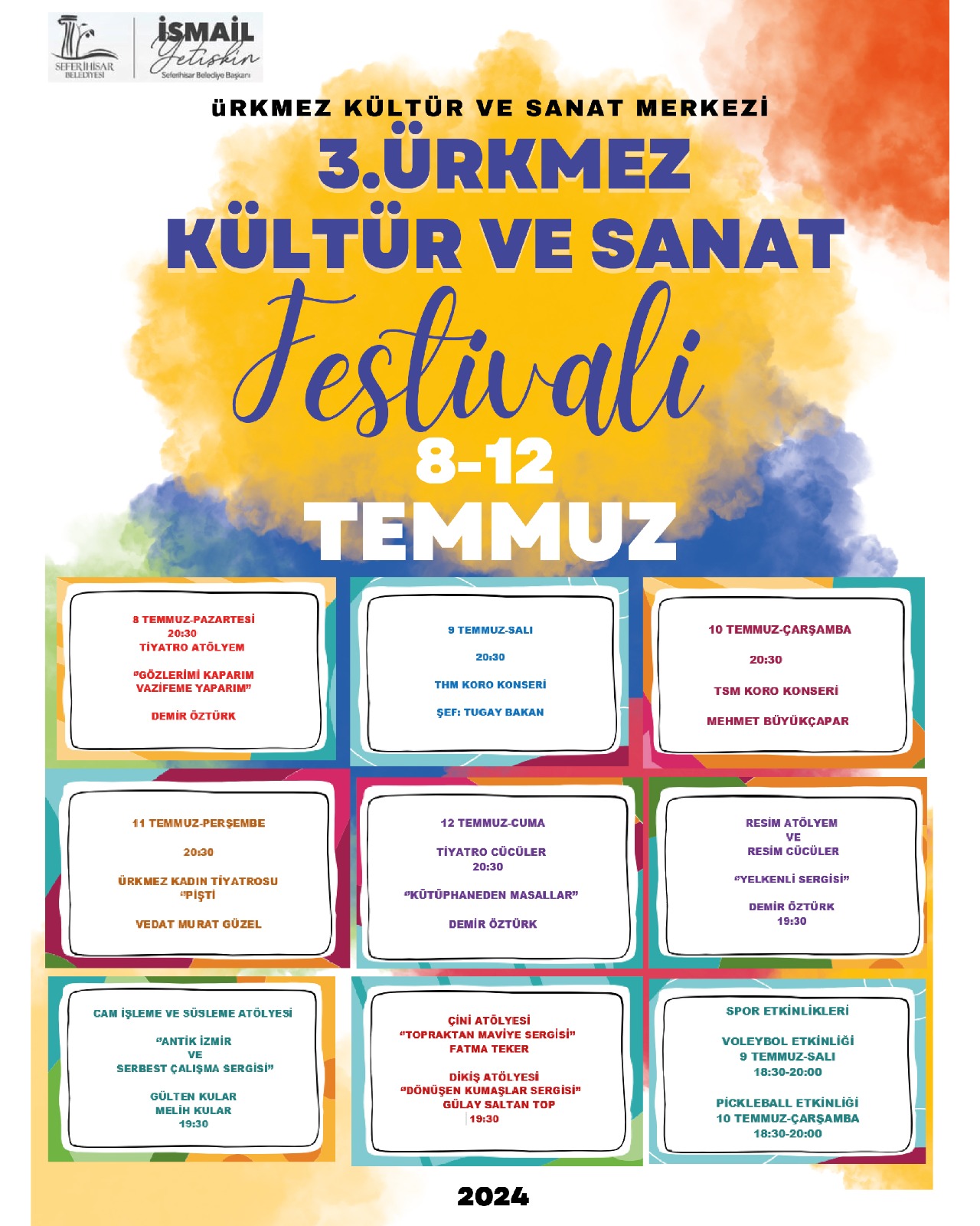 Ürkmez Kültür ve Sanat Festivali Başlıyor