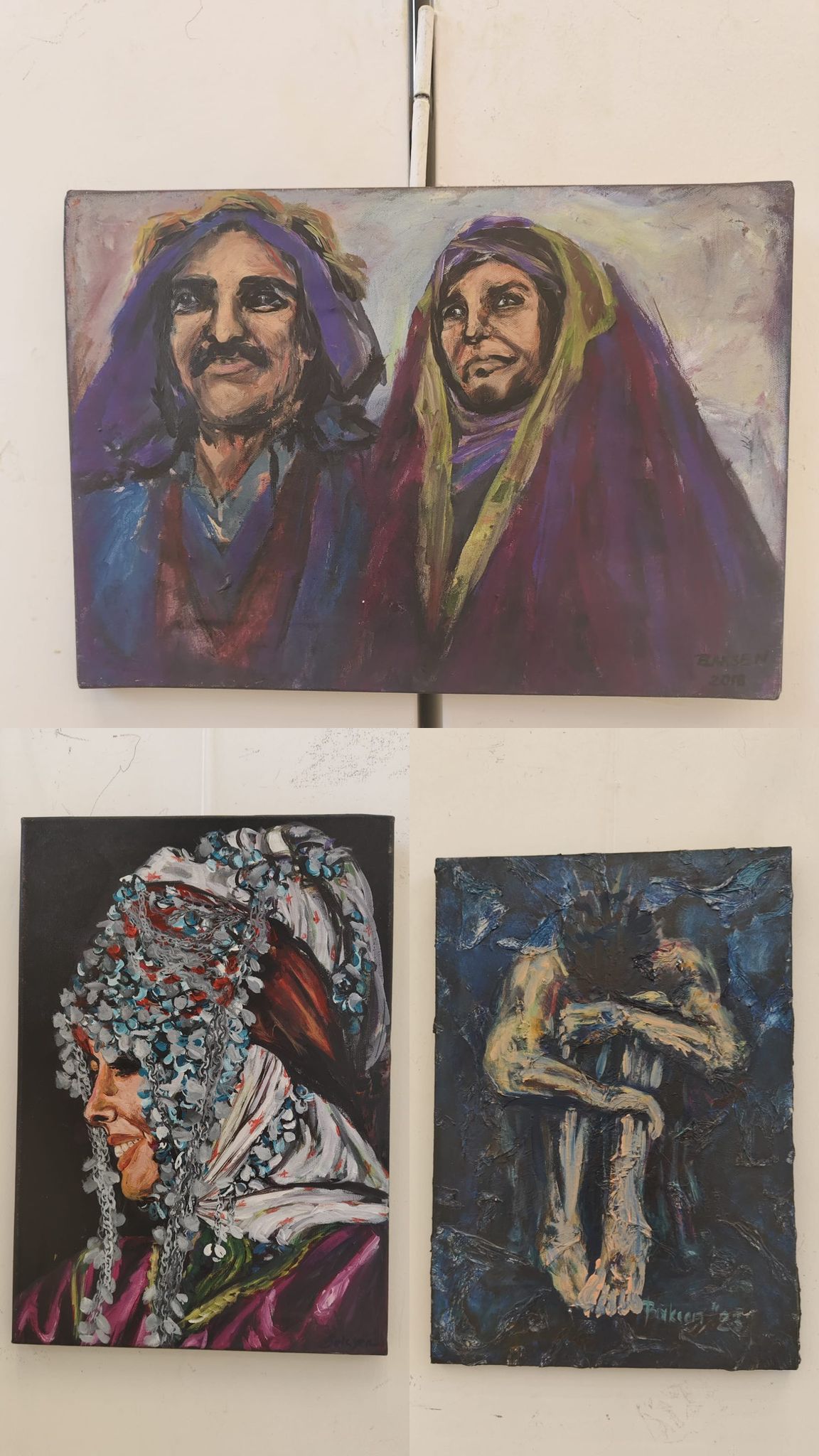 İzmir Van Kolajı Resim Sergisi Van'da Sanatseverlerin Buluşma Noktası Oldu