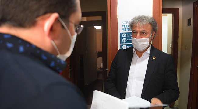 Başkan İduğ’dan şantiye denetlemesi