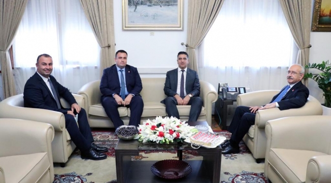 Başkan Mustafa Kayalar Kılıçdaroğlu ile görüştü