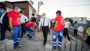 Başkan Soyer Acil çözüm ekipleriyle sahada