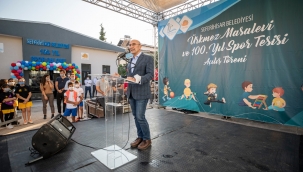 Başkan Soyer, Ürkmez’de Masal Evi açılışında konuştu