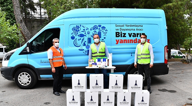 Büyükşehir taziye kolisi dağıtmaya başlıyor