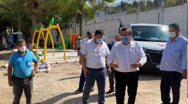 Çocuklar istedi Başkan Batur yaptı