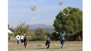Gölet’te uçurtma şenliği heyecanı