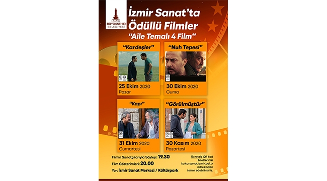 Ödüllü filmler İzmir Sanat’ta gösterime giriyor
