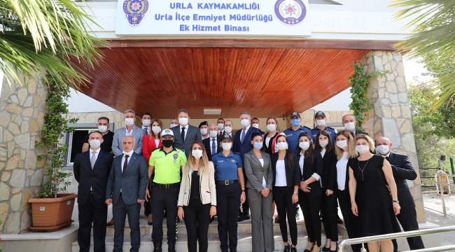 Urla İlçe Emniyet Müdürlüğü ek hizmet binası açıldı