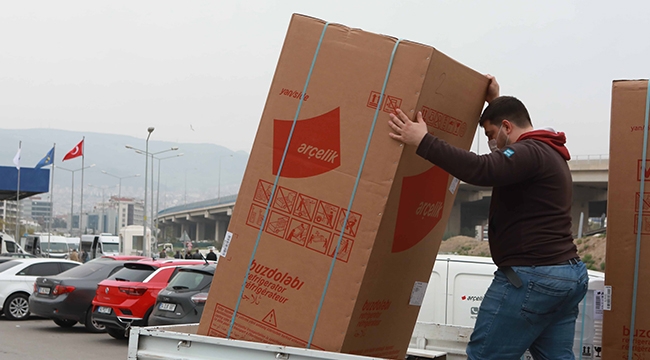 88 aileye 3&#039;lü beyaz eşya seti dağıtılacak