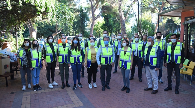 Bornova Belediyesi’nden yarım milyon maske