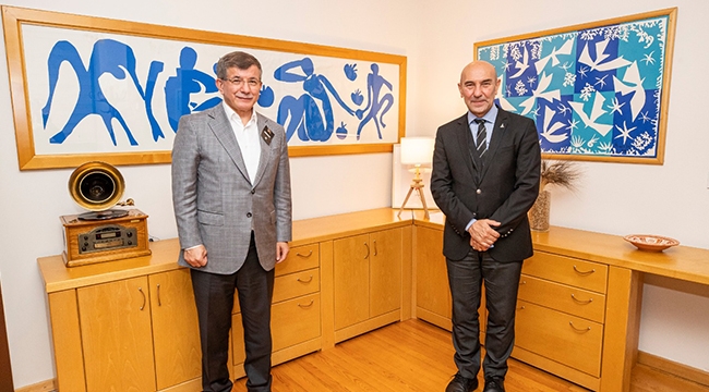 Davutoğlu’ndan Soyer’e geçmiş olsun ziyareti