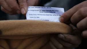 Depremzedelerin battaniyeleri işportadan toplandı