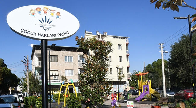 Karabağlar Belediyesi’nden Çocuk Hakları Parkı