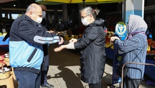 Pazaryerlerinde Covid-19 önlemi