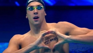 Rekorunu İzmirli depremzedelere armağan etti