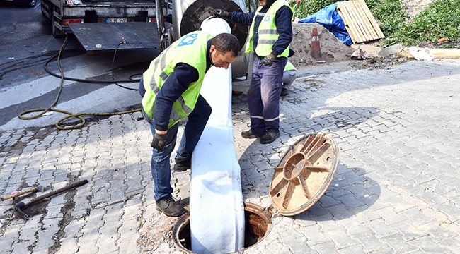 Atık su kanalları kazısız teknolojiyle yenileniyor