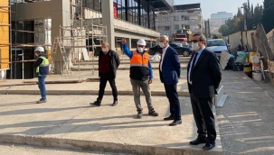 Başkan Batur’dan tesis inşaatlarına denetleme