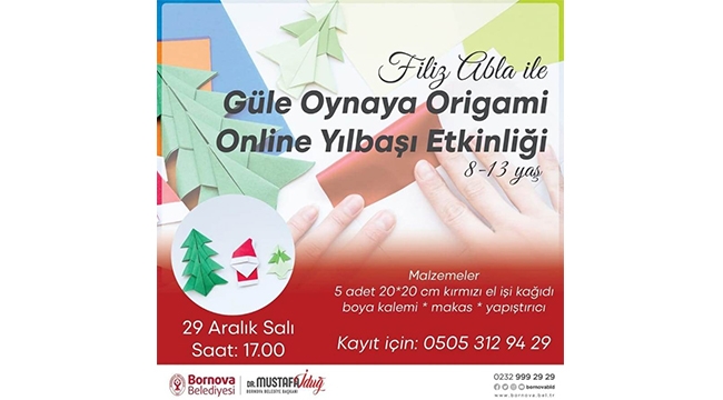 Bornovalı çocuklara on-line eğlence