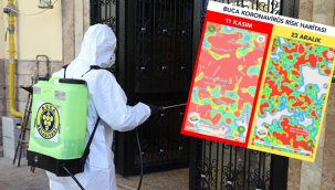 Buca’nın vaka haritası maviye dönüyor