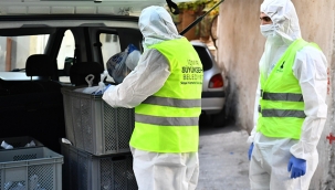 Büyükşehir evinde Covid tedavisi görenlere yemek dağıtımını sürdürüyor