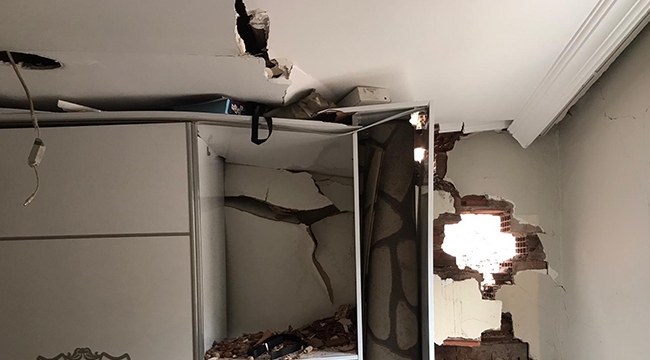 Çiğli’yi heyelan vurdu, 33 ev yıkılma tehlikesiyle karşı karşıya