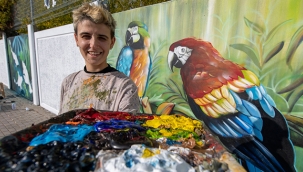 Doğal Yaşam Parkı'nın duvarlarına renk geldi