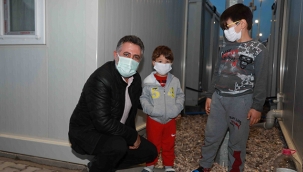 Sandal’dan konteyner kentteki çocuklara yeni yıl sürprizi