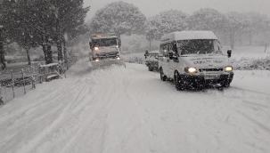 78 köy ve mahalle yolunda kar küreme çalışması yapıldı