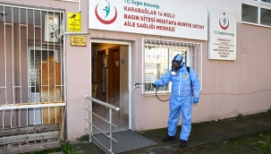 Aşı merkezlerini de dezenfekte ediyor