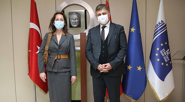 Yunan Başkonsolos’tan Tugay’a dostluk ziyareti