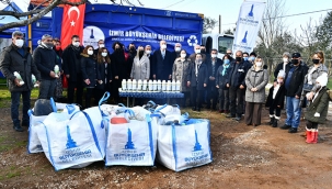 Zirai ambalaj atıklarını toplayan üreticiye gübre desteği