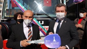 Büyükşehir Belediyesi’nden Bergama Belediyesi’ne iki adet otobüs