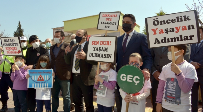 Aliağa’da “Yaya Önceliği Kırmızı Çizgimizdir” Etkinliği