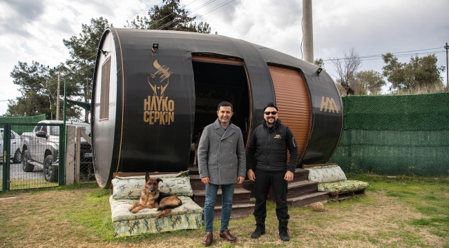 Başkan ömer günel’den rock müzik yıldızı hayko cepkin’e ziyaret