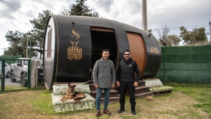 Başkan ömer günel’den rock müzik yıldızı hayko cepkin’e ziyaret