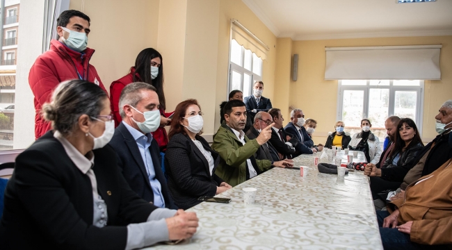 Başkan ömer günel ve milletvekili hüseyin yıldız’dan davutlar ziyareti