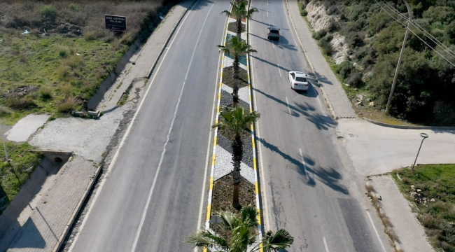 Çevre yolu peyzaj düzenlemesi ile örnek oluyor