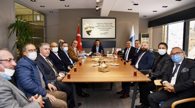 Chp’li vekillerden başkan günel’e teşekkür ziyareti