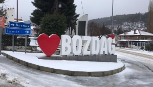 Ödemiş Belediyesi ekipleri kış mücadelesinde