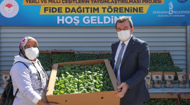 Ata tohumları Bergama’da toprakla buluşuyor