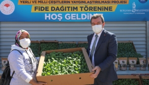 Ata tohumları Bergama’da toprakla buluşuyor