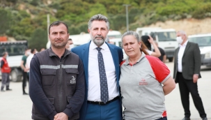 Başkan sandal, emekçilerle 1 mayıs’ı kutladı