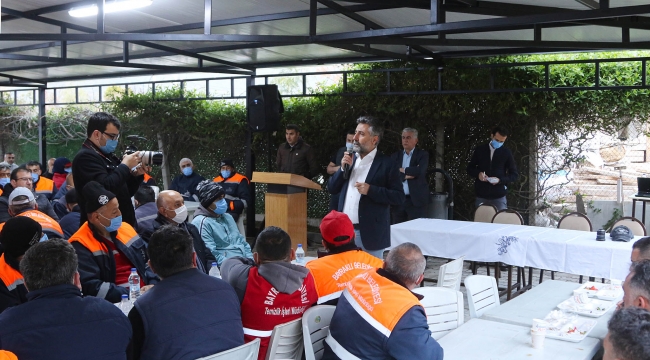 Başkan sandal, &quot;her zaman emekten, çalışandan yanayım&quot;